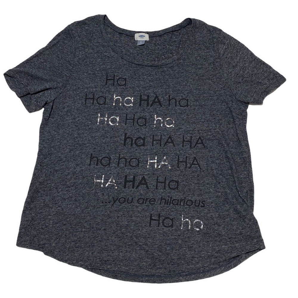 OLD Navy "Ha Ha" Short Sleeve Graphic Tee XL